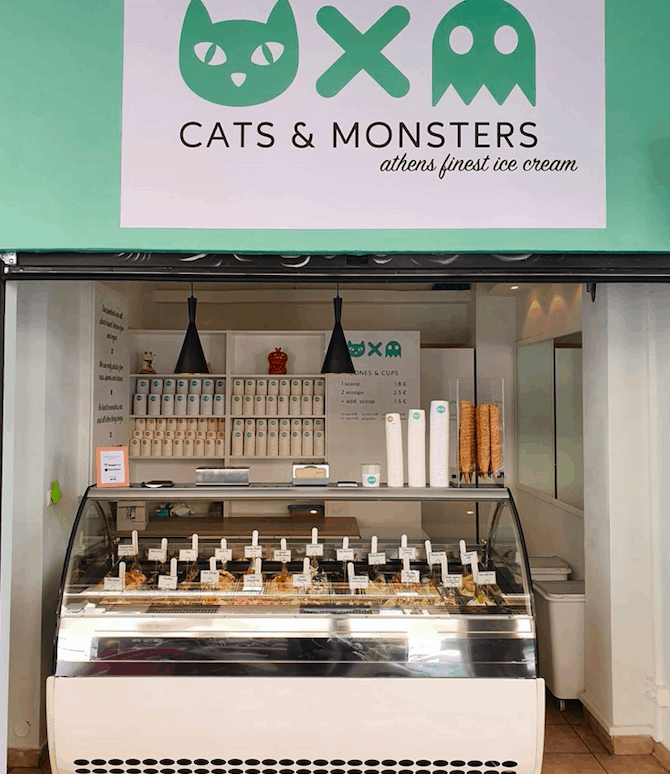 Cats & Monsters - Vegan Ice Cream Athens Εστιατόριο Αθήνα 2026